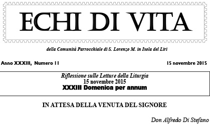 San Loreno Martire IT - Echi Di Vita - n10 15 Novembre 2015