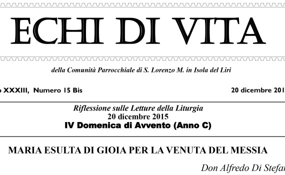 San Lorenzo Martire ® - 2015_11 27 - Echi di VITA - N 15 Bis