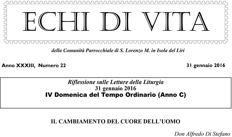 San Lorenzo Martire ® - 2016 01 30 - Echi di VITA - N 22 - Splash