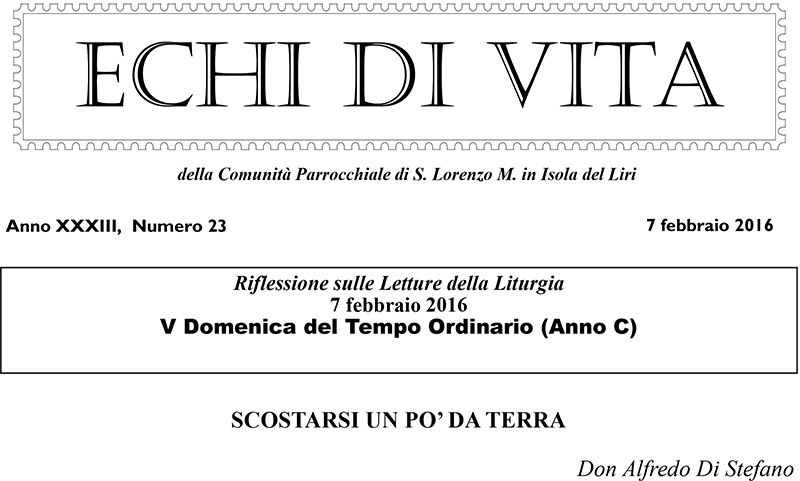 San Lorenzo Martire ® - 2016 02 06 - Echi di VITA - N 23 - Splash