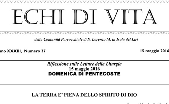San Lorenzo Martire ® - 2016 03 26 - Echi di VITA - N 37 - Splash