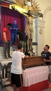 San Lorenzo Parrocchia - Riposizionamento SS Crocifisso - FaceBook 007
