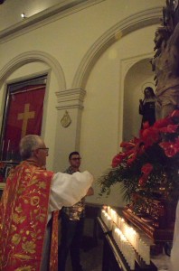 2018 07 06 - San Lorenzo Parrochia Isola Liri - Messa Vestizione Confratelli Processione - 002