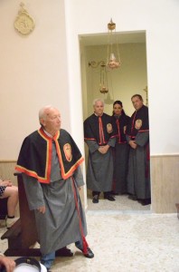 2018 07 06 - San Lorenzo Parrochia Isola Liri - Messa Vestizione Confratelli Processione - 003