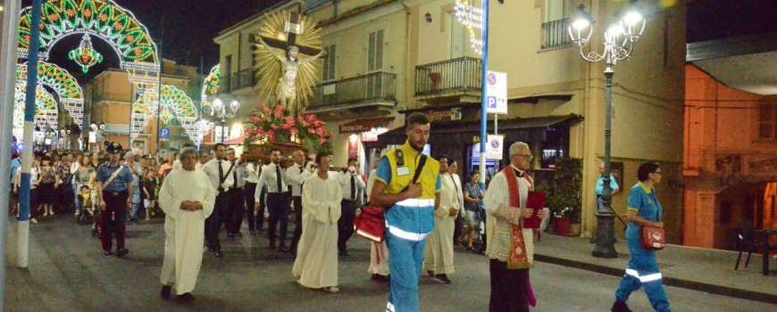 2018 07 06 - San Lorenzo Parrochia Isola Liri - Messa Vestizione Confratelli Processione - 013