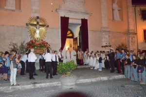2018 07 06 - San Lorenzo Parrochia Isola Liri - Messa Vestizione Confratelli Processione - 015