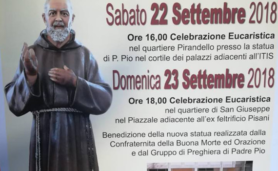2018 09 23 - San Lorenzo Parrochia Isola Liri - Benedizione e Collocamento della statua di PAdre Pio - Splash